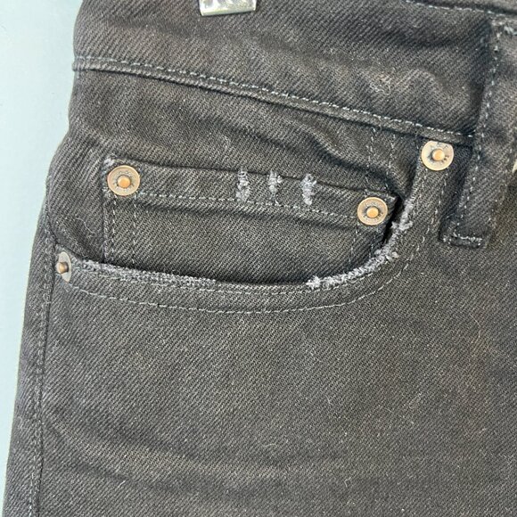 Abercrombie & Fitch A&F Vintage Stretch 90's Slim Black Jeans Men's Size 28x28 - Picture 6 of 8